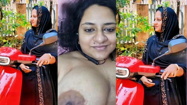 Mallu Muslim Wife Affair Video Call Leaked Showing Big Boobs Pussy