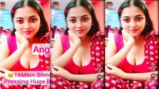 Model Anjali Aka Angelina Tango Nude Premium Pressing Boobs