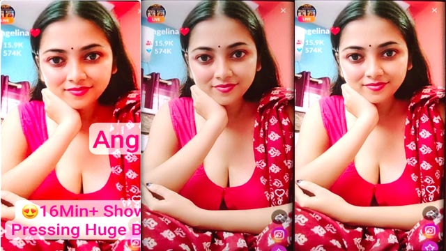 Model Anjali Aka Angelina Tango Nude Premium Pressing Boobs