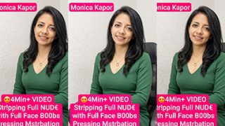 Monika Kapoor Live Stripping Full Nude Boobs Pressing Leaked Nude Fucking