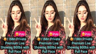 Model Iruu Most Exclusive Showing her Boobs Playing With Nipples With Full Face – desileak49