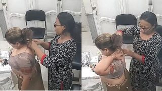 Hot Rich Bhabhi Changing Parlour In CCTV Captured – desileak49