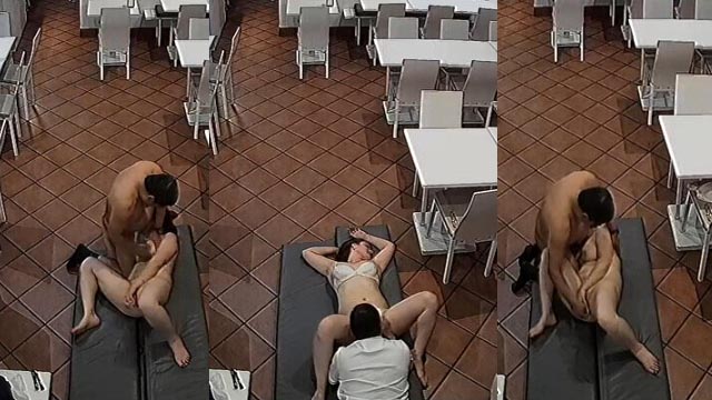 Horny Girl Fucking In Restaurant With Uncle Affair CCTV Cam