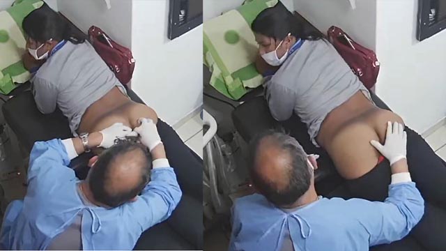 Horny Patient Fingering Pussy By Doctor Capture Porn