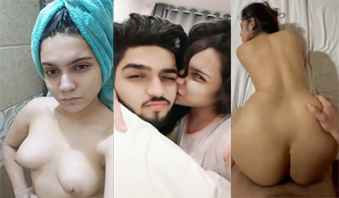Desi Indian Horny GF Fingering Pussy Hard Doggy Style Fucking
