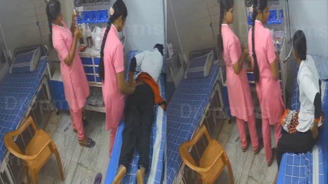 Tamil Sexy Nurse Clinic Chubby Ass Inject CCTV Captured