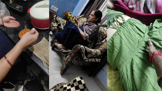 Tamil Nadu son Groping His Mom’s Boobs – While she Is Sleeping
