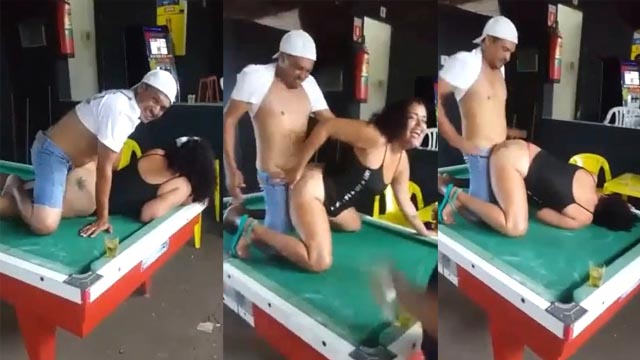 Chubby Dringking Babe Fucking – Threesome in Party Club
