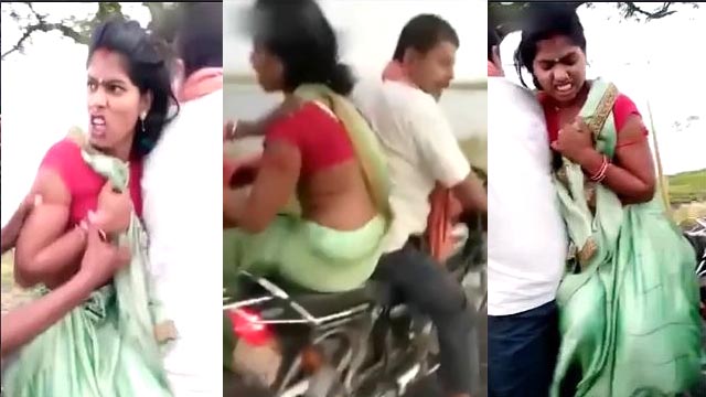 Sexy Couple Outdoor Sex Caught With Rubbing Village People